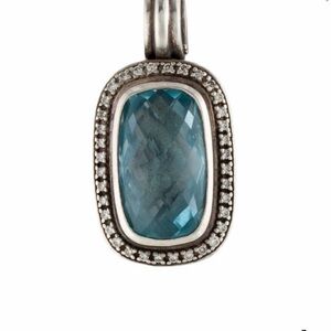 david yurman topaz with diamond pendant